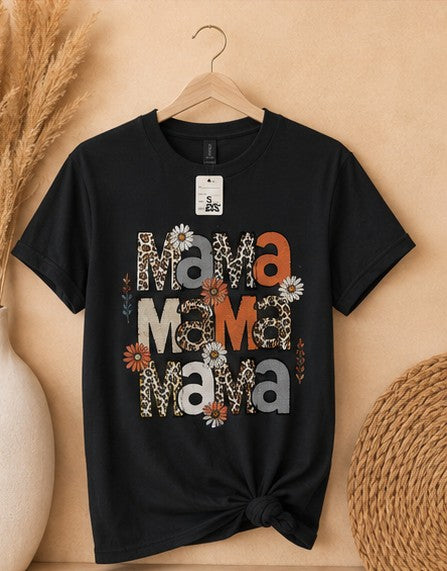 Black “Mama” Graphic Tee